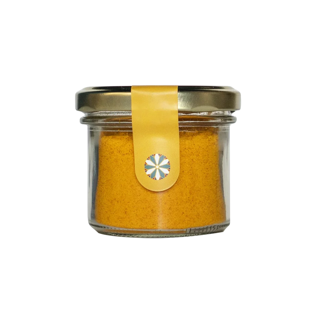 Getrocknetes Orangenschalenpulver